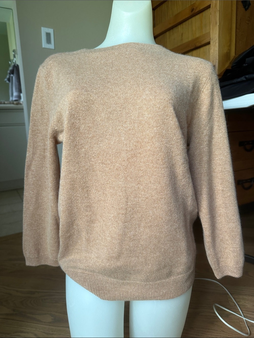 Talbots Cashmere Sweater in Camel Size Medium